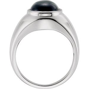 Sterling Silver Bezel-Set Onyx Ring - Moijey Fine Jewelry and Diamonds
