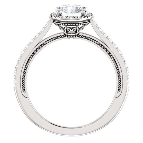 Round 1/4 CTW Diamond Semi-Set Engagement Ring - Moijey Fine Jewelry and Diamonds