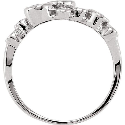 14K White Gold and Sapphire Bezel-Set Ring - Moijey Fine Jewelry and Diamonds