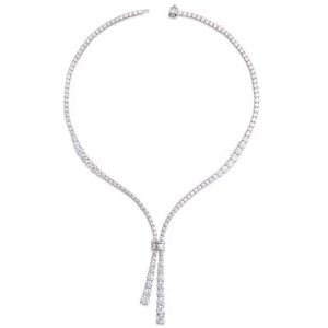 14K White 26 1/5 CTW Lab-Grown Diamond 20" Necklace