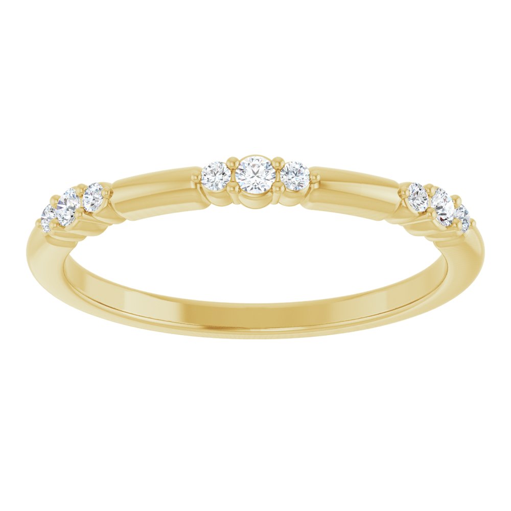 Valentines Natural Diamond Stackable Ring