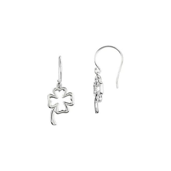 Sterling Silver Clover Earrings