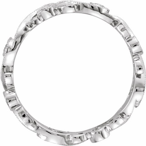 1/4 CTW Diamond Scroll Eternity Band - Moijey Fine Jewelry and Diamonds