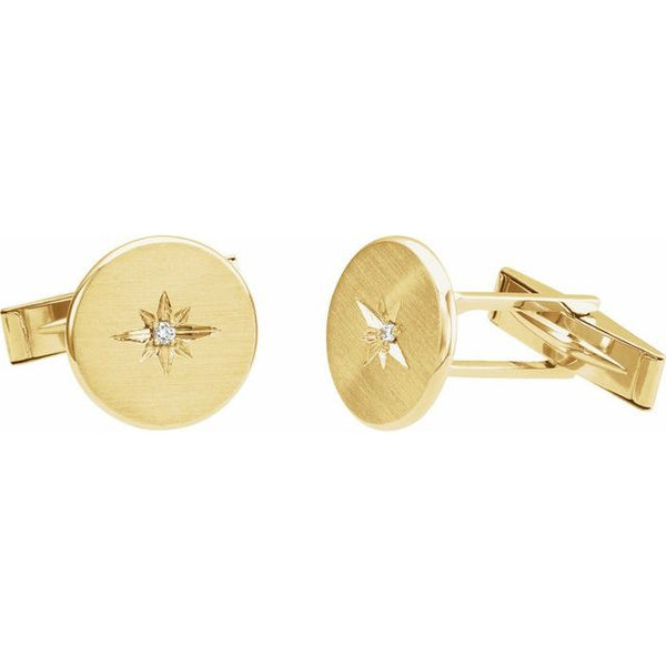 Men's Starburst Cuff Links