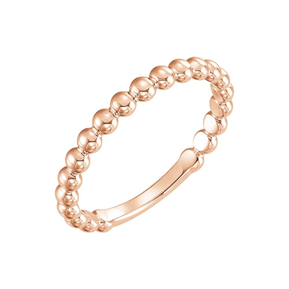 Valentines Stackable Bead Ring