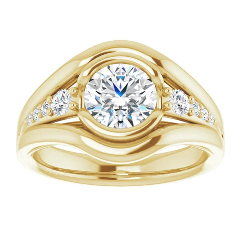 Bezel 6.5 mm Round Ring Mounting