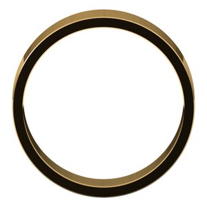 14K Yellow 6 mm Flat Band Size 10