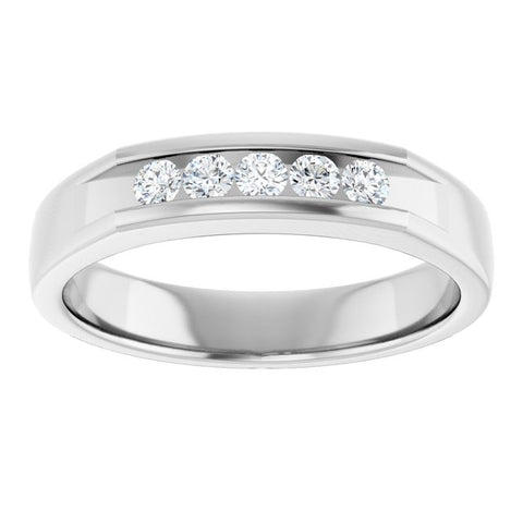 1/3 CTW Channel Set Diamond Band