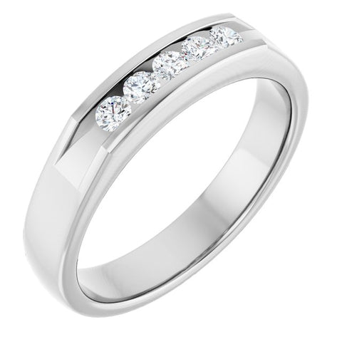 1/3 CTW Channel Set Diamond Band