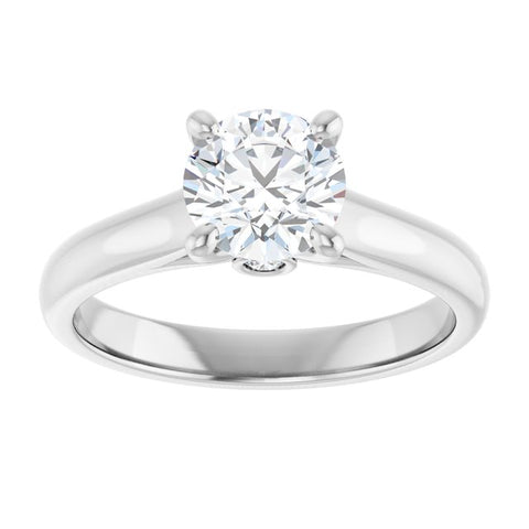 .04 CTW Diamond Semi-set Engagement Ring Setting - Moijey Fine Jewelry and Diamonds