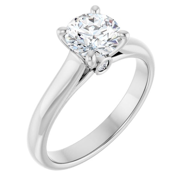 .04 CTW Diamond Semi-set Engagement Ring Setting - Moijey Fine Jewelry and Diamonds