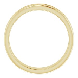 14K Yellow 5 mm Celtic-Inspired Band Size 10