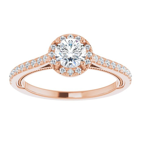 Round 1/4 CTW Diamond Semi-Set Engagement Ring - Moijey Fine Jewelry and Diamonds