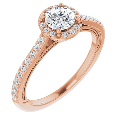 Round 1/4 CTW Diamond Semi-Set Engagement Ring - Moijey Fine Jewelry and Diamonds