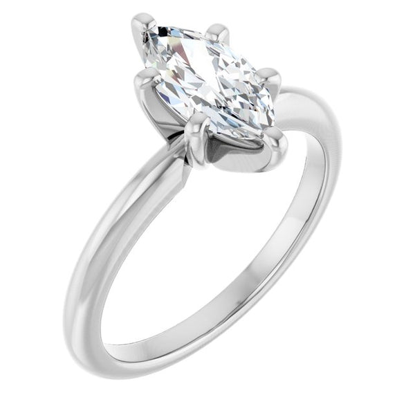 Solitaire Marquise Engagement Ring Setting (10x5mm)