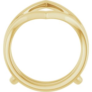 14K Yellow Ring Guard