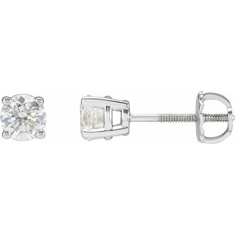 1 CTW Diamond Stud Earrings - Moijey Fine Jewelry and Diamonds