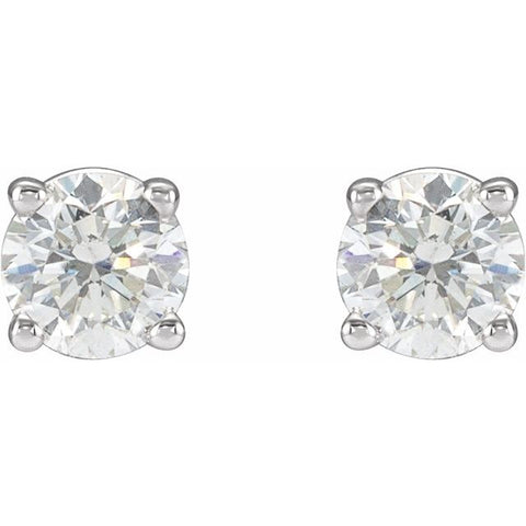 1 CTW Diamond Stud Earrings - Moijey Fine Jewelry and Diamonds