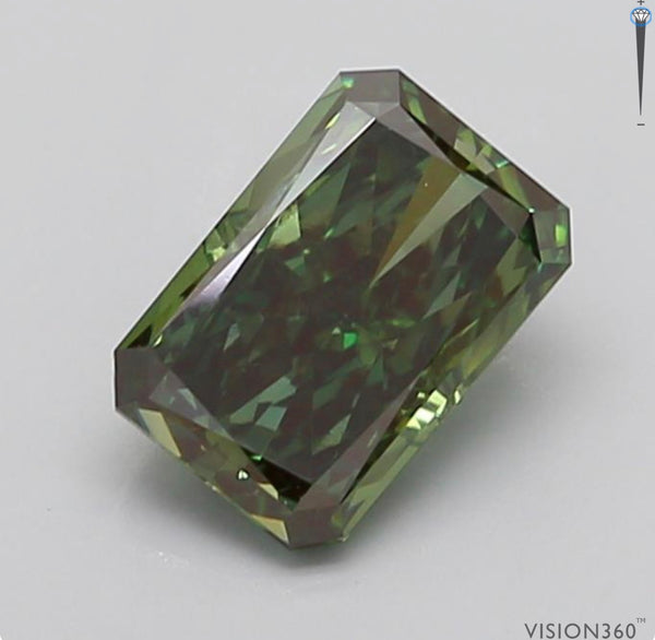 2.50 CT Pacific Green Lab Diamond