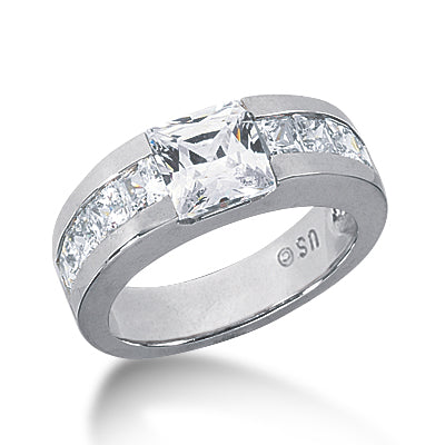 Modern Princess Engagement Ring Setting - Moijey Fine Jewelry and Diamonds