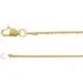 14K Yellow Gold Rounded Box 20" Chain