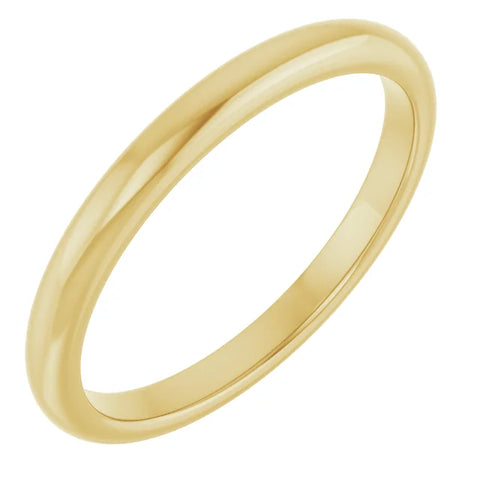 14K Yellow Gold Matching-Band for Princess Ring