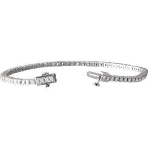 14K White 1 7/8 CTW Diamond 7" Line Bracelet - Moijey Fine Jewelry and Diamonds