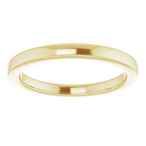 14k 6 mm Rounded Band - Moijey Fine Jewelry and Diamonds