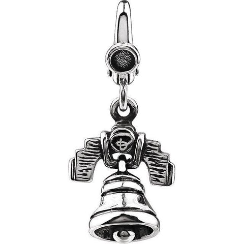 Sterling Silver Liberty Bell Charm