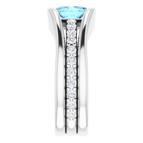 14.k 7x5 Bezel Oval Ring Mounting - Moijey Fine Jewelry and Diamonds