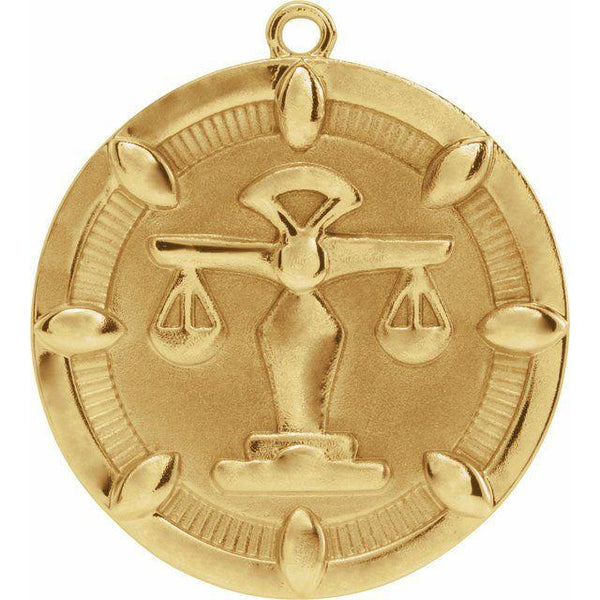 Scales of Justice Medallion Dangle