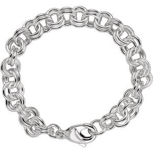 9mm Sterling Silver Fancy Link Chain - Moijey Fine Jewelry and Diamonds