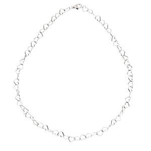 Sterling Silver 6mm Heart Link 20" Chain - Moijey Fine Jewelry and Diamonds