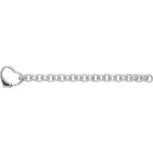 Sterling Silver Bracelet with Heart Clasp - Moijey Fine Jewelry and Diamonds