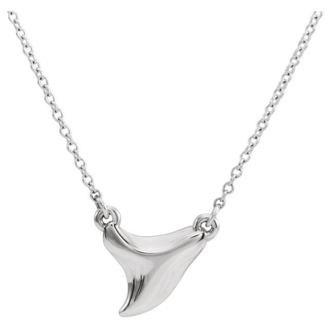 Brilliant Shark Tooth Necklace