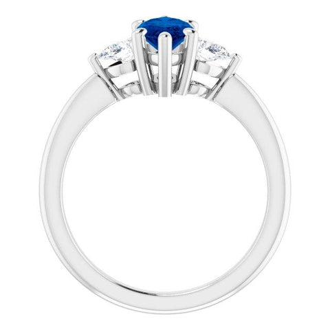 Marquise Three stone Diamond Ring 10x5 mm - Moijey Fine Jewelry and Diamonds