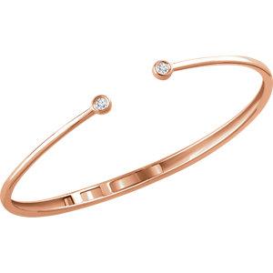 Hinged Bezel-Set Diamond Cuff Bracelet - Moijey Fine Jewelry and Diamonds