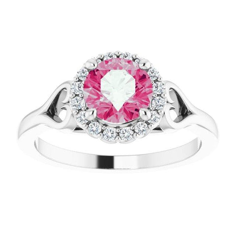 Hearts & Halos Engagement Ring - Moijey Fine Jewelry and Diamonds