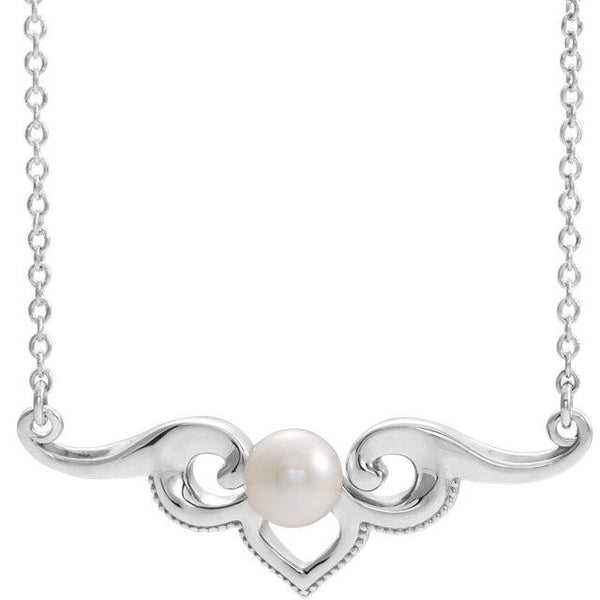 Freshwater Cultured Pearl Bar Necklace