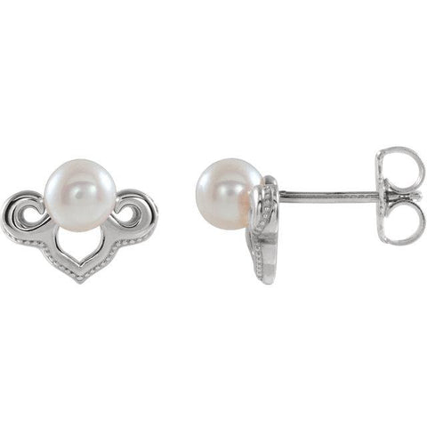 Freshwater Cultured Pearl Drop Earrings - Moijey Fine Jewelry and Diamonds