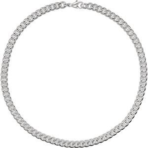 Sterling Silver 8mm Curb 8" Chain - Moijey Fine Jewelry and Diamonds