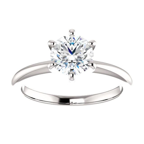 Timeless Round Solitaire Engagement Ring Setting