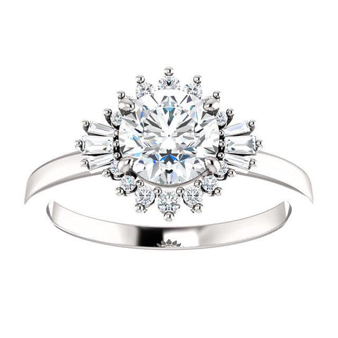 1/6 CTW Diamond Semi-Set Engagement Ring Setting - Moijey Fine Jewelry and Diamonds