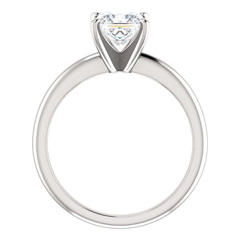 Princess Solitaire Engagement Ring Setting (5.5mm) - Moijey Fine Jewelry and Diamonds