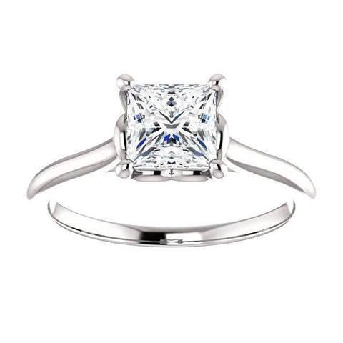 Princess Solitaire Engagement Ring Setting - Moijey Fine Jewelry and Diamonds