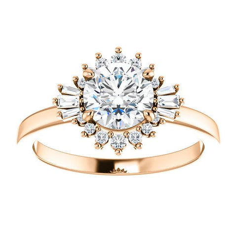 1/6 CTW Diamond Semi-Set Engagement Ring Setting - Moijey Fine Jewelry and Diamonds