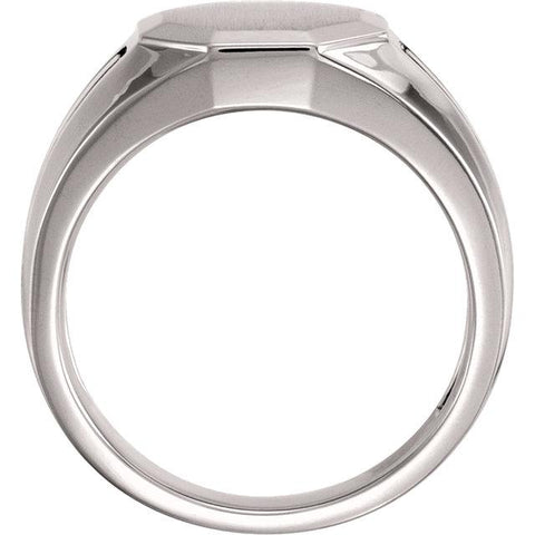 Octagonal Men's Signet Ring - Moijey Fine Jewelry and Diamonds