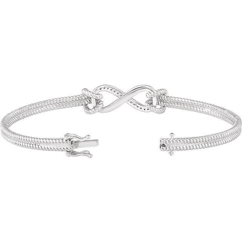 Rope and Infinity Diamond Bracelet - Moijey Fine Jewelry and Diamonds