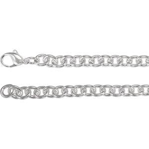 Sterling Silver Cable Link 8.5" Bracelet