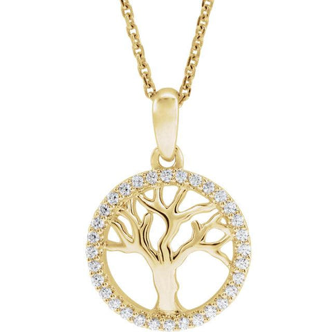 Diamond Tree Of Life Necklace - Moijey Fine Jewelry and Diamonds